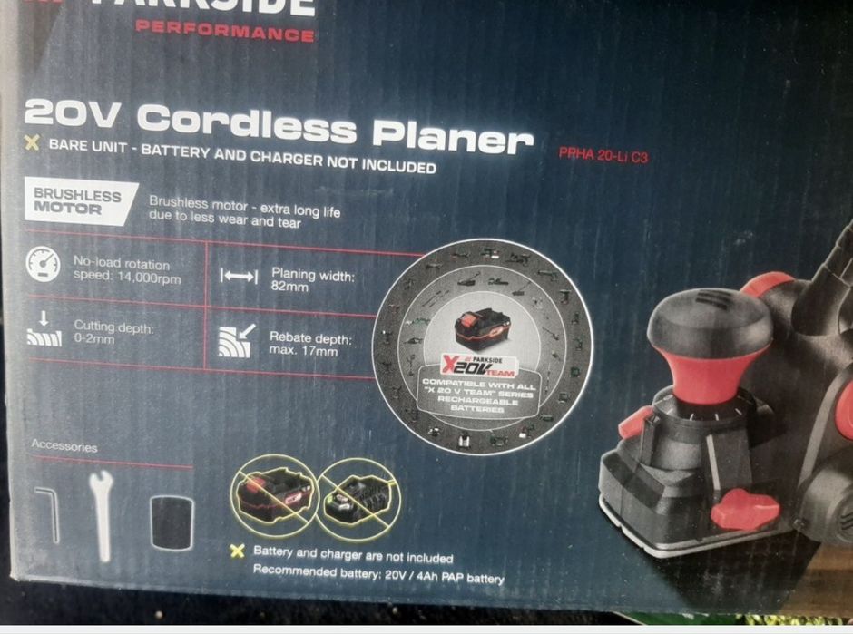 Rindea parkside performance 20v noua cu garantie