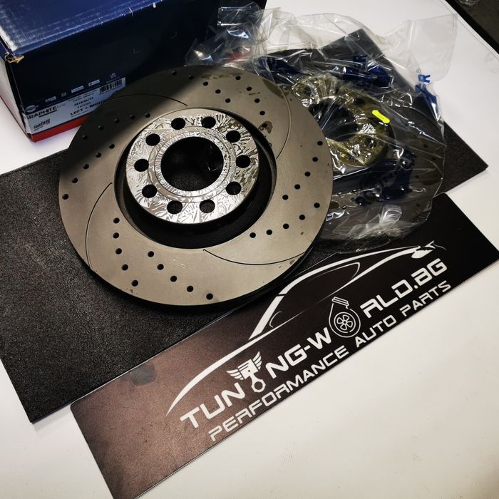 Дупчени Дискове 312мм Audi Skoda VW Rotinger Grapgite Line