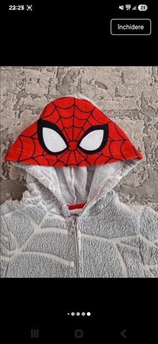 Salopete spider man