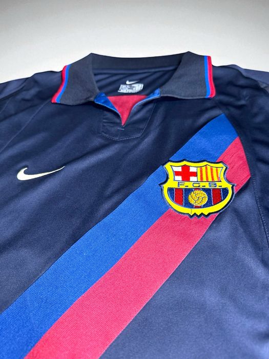 Tricou de Fotbal Retro Fc Barcelona 02/03 Away ( Fan Version )