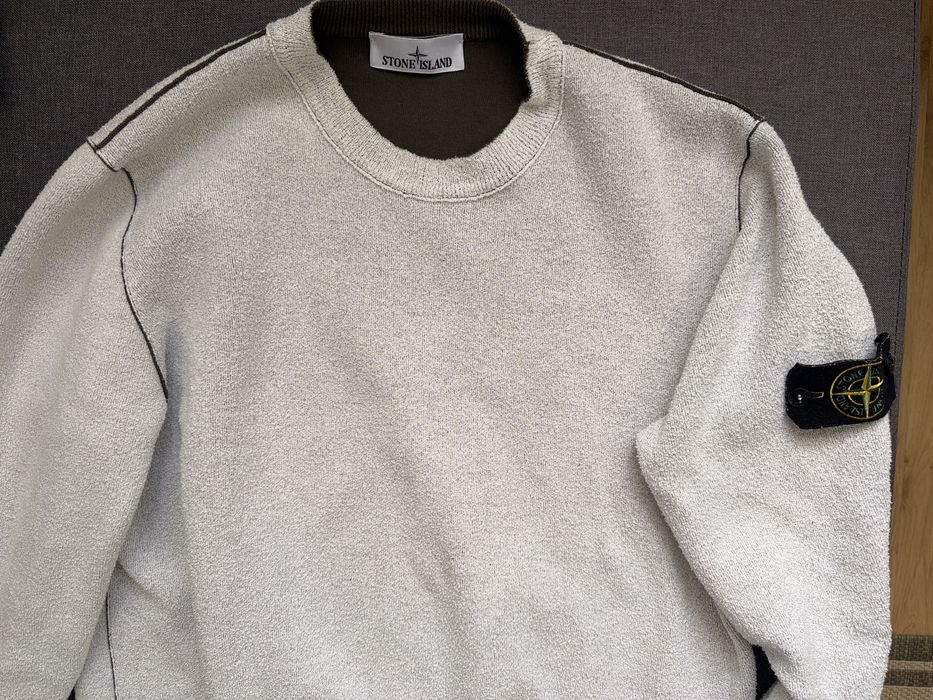 Stone island double face sweater
