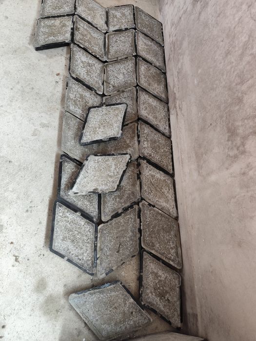 Pavele 3D romb diferite culori