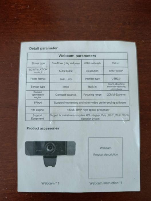 Camera Web USB HD