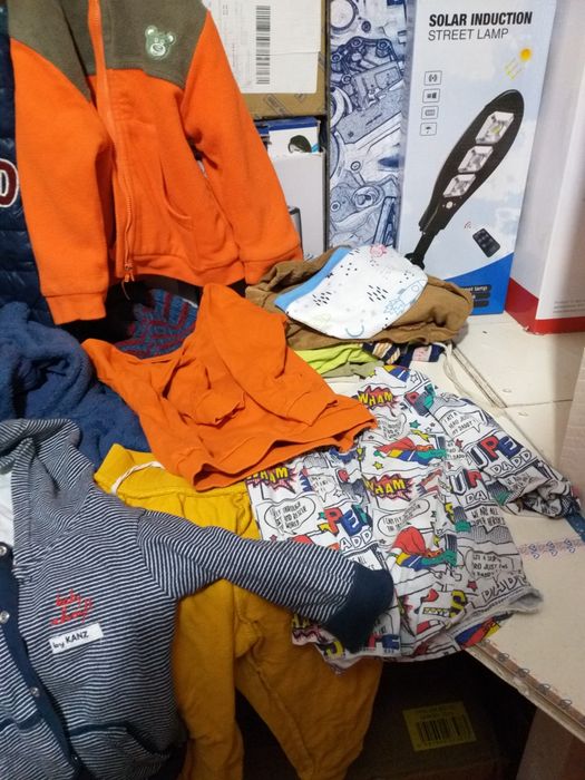 Lot 30 Articole Haine Baieti Bebe Nr80-90 Toamna Iarna