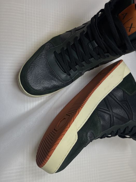 Armani Exchange Високи обувки -кожа