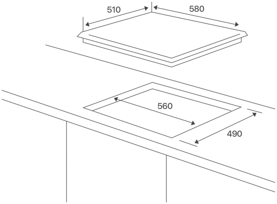 Варочная поверхность Hofmann CTI641SD/HF