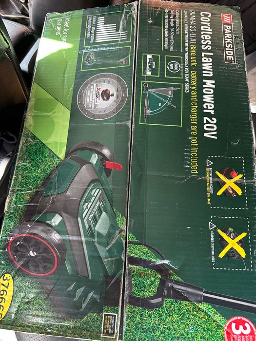 Parkside 20V Безжична Косачка за трева