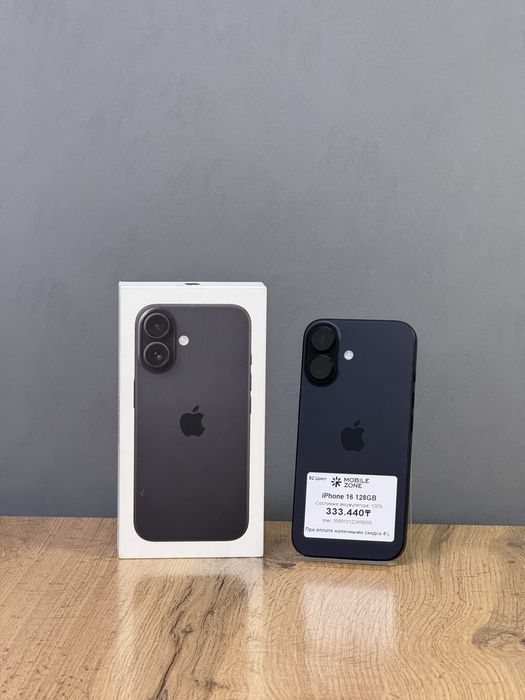 iPhone 16 128 GB АКБ 100% 82 ицкл | Mobile Zone
