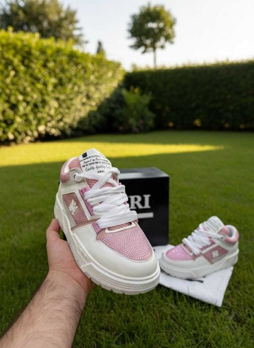 Adidasi AMIRI MA 1 Roz - Pietricele - Full Box