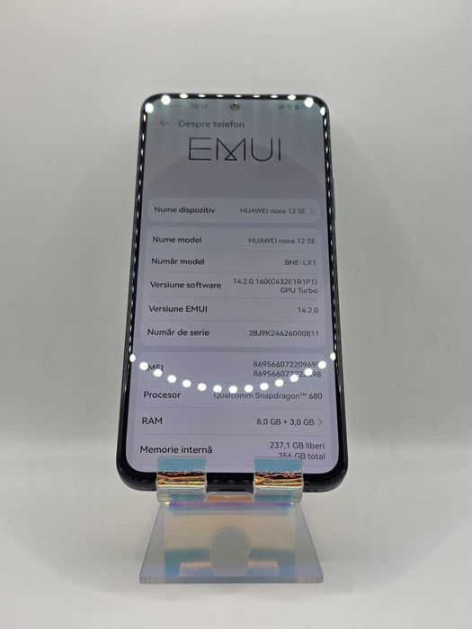 Huawei Nova 12SE, MEM 256GB, RAM 8GB, Amanet Doamna Ghica, Cod: 90784