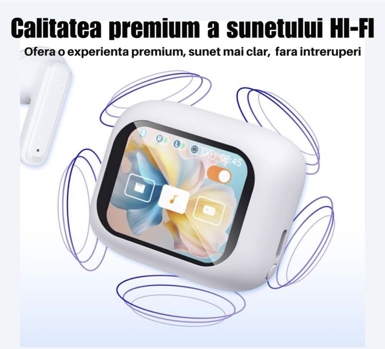 Casti wireless ,Bluetooth 5.3, fara fir , casti gaming