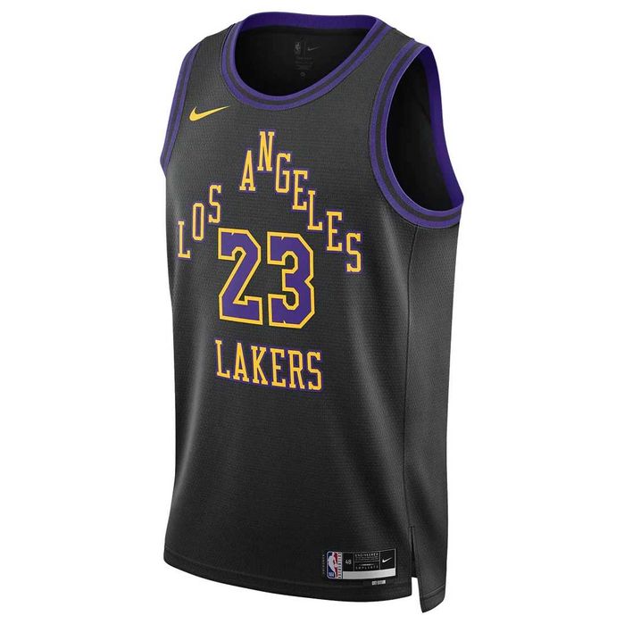 Nike NBA Lakers LeBron - Оригинален мъжки баскетболен потник р-р L