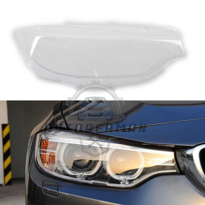 Капаци фарове BMW 4 Series F32 F33 (13-16) стъкло фар крушки БМВ 4 Серия Ф32 Ф33 xenon