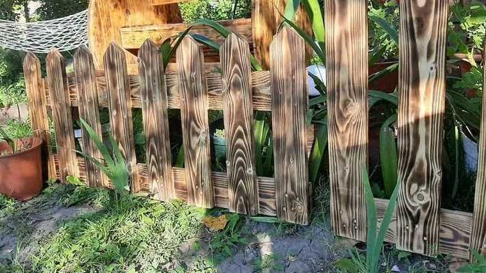 дървени огради за градина