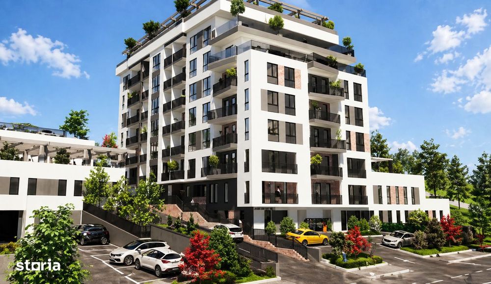 Bloc finalizat ! Apartament 2 camere cu terasa, 54 mp utili – zona V