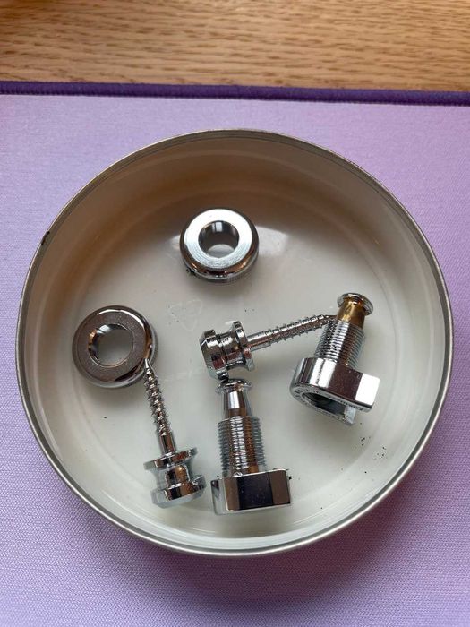 Schaller S-Locks M CH – заключващи колани за китара (Chrome)