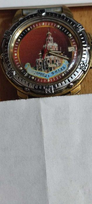 Командирские часы ручные механика, советские латунные светятся в темно