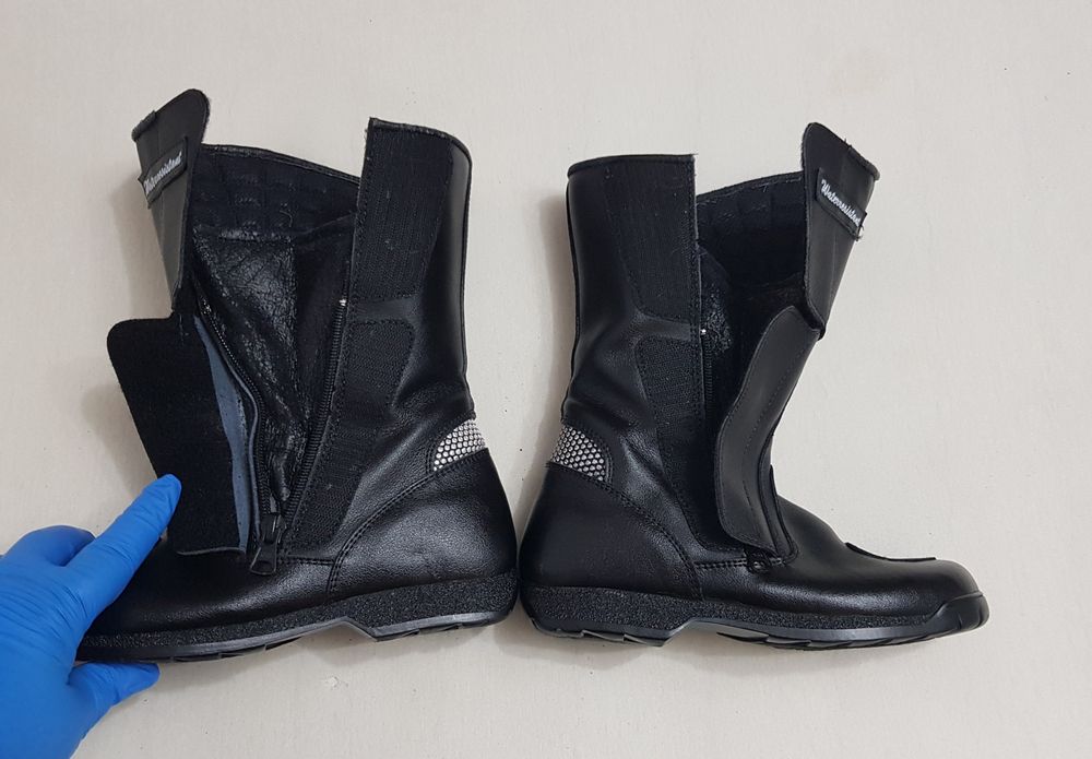 Ghete, cizme moto touring SPRUCE Waterresistant Impraperm Bayer, piele