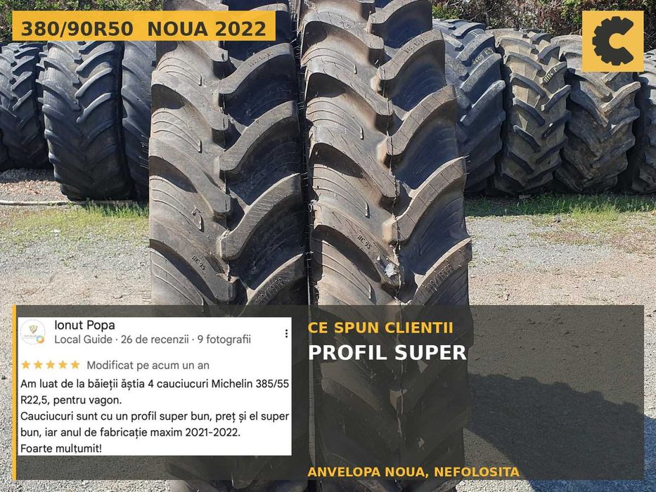 Cauciucuri 380/90R50 Taurus Anvelope NOUA 2022 la PRET de SECOND