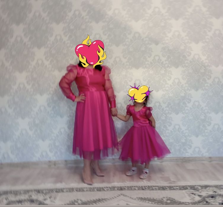 Платья мама доча