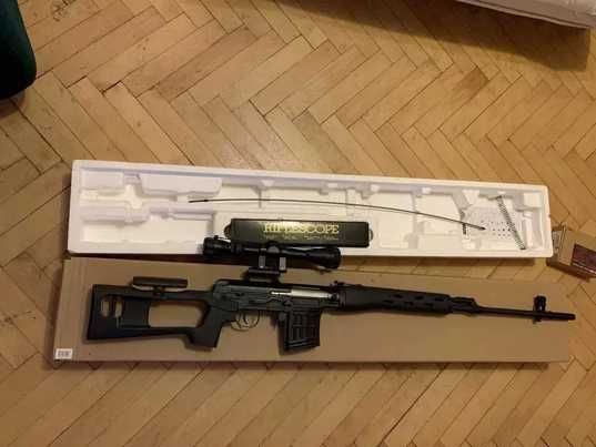 Pusca Airsoft SNIPER SDV Dragunov FullMetal Modificat 6,4j 6mm ARC