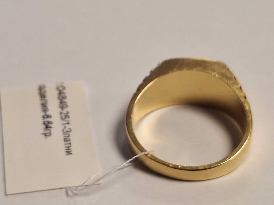 Мъжки златен пръстен 6,64гр.