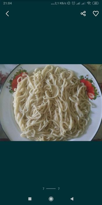 Қолдың лағманы Домашний лагман