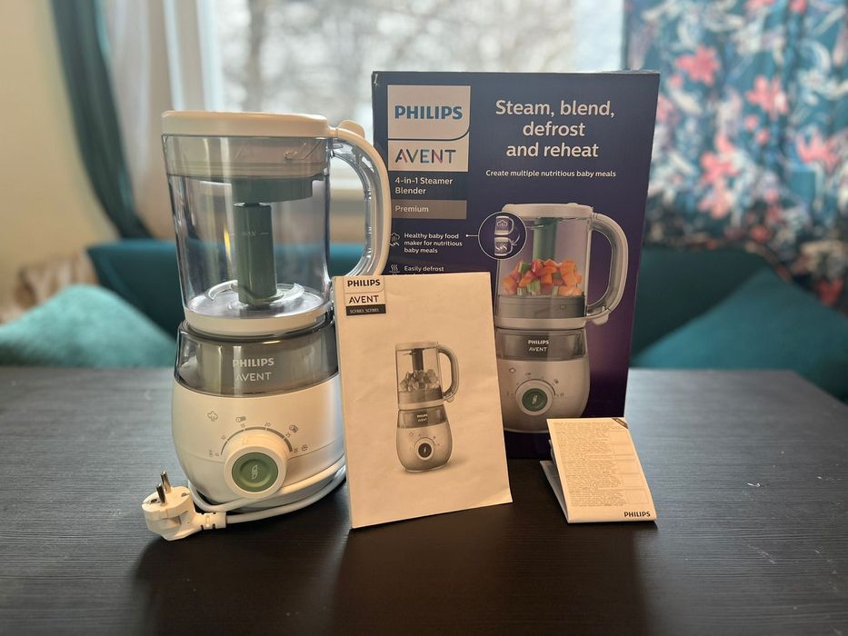 Philips Avent Premium 4-в-1 за приготвяне на бебешка храна в гаранция