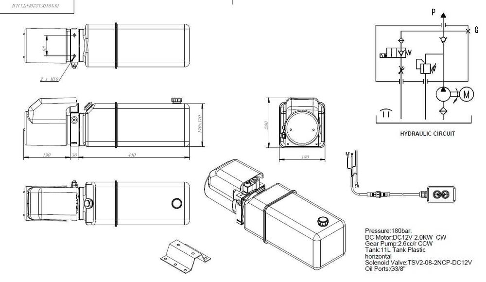 Хидравличен агрегат за самосвални ремаркета