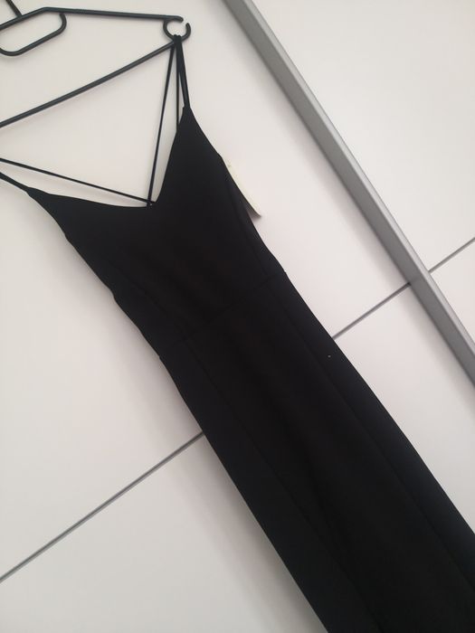 Официална дълга черан рокля