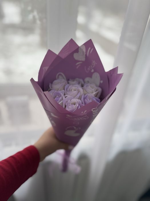 Buchet trandafiri sapun