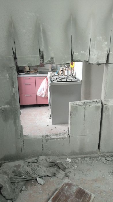 Разрушение бетона