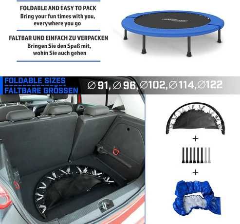Trambulina de fitness 81-91-96-102-114-122 cm