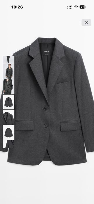 Пиджак massimo dutti новый