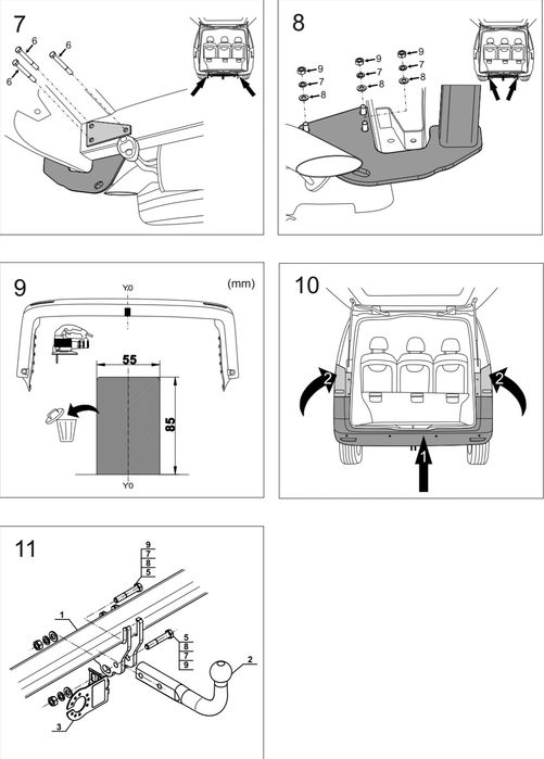 Carlig Remorcare Vito Viano W639 Vito V klasse W447 2003 - 2026 OFERTĂ