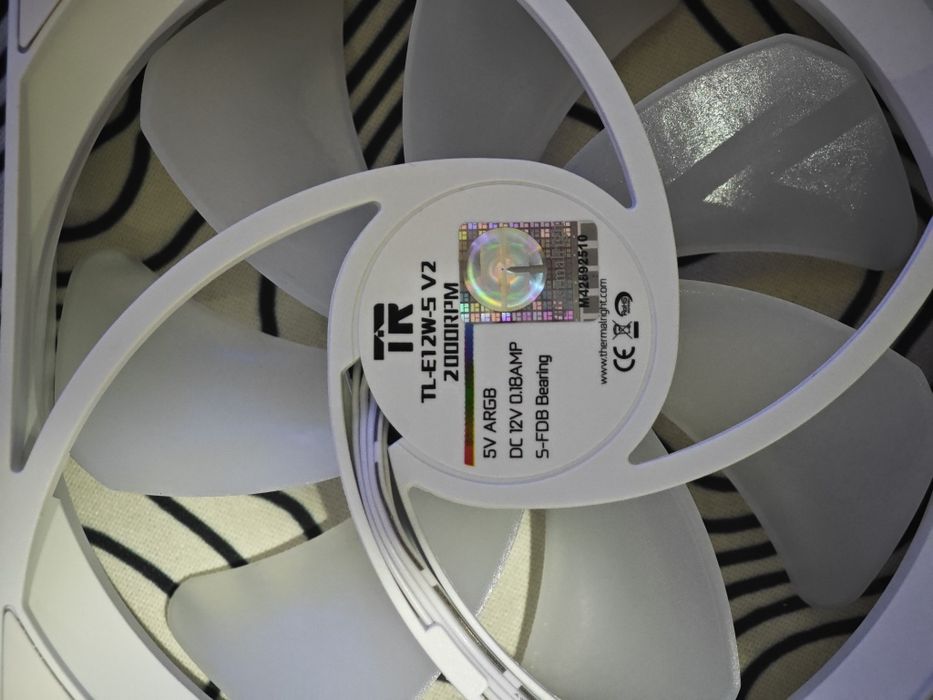 3 вентелятора thermalright tl-e12w-5 v2 argb