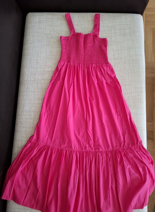 Дълга рокля  в розов цвят