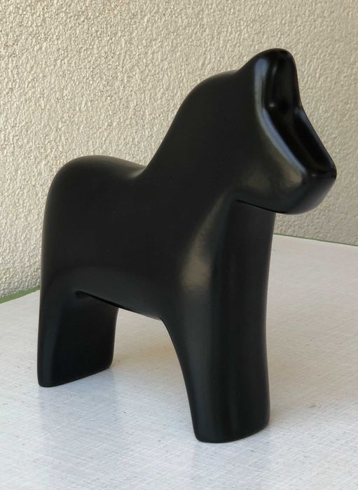 Figurina mare rara, cal Dala ceramica, editie limitata Ikea, 75 de ani