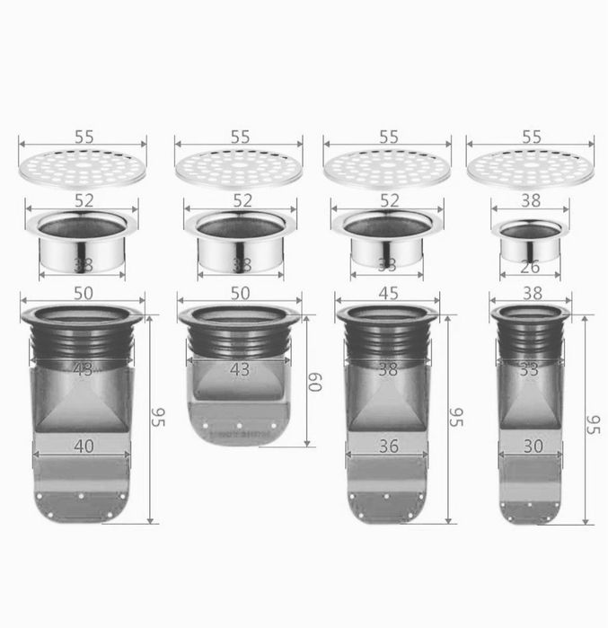 трап дренаж фиттинг обратный клапан Вонючка