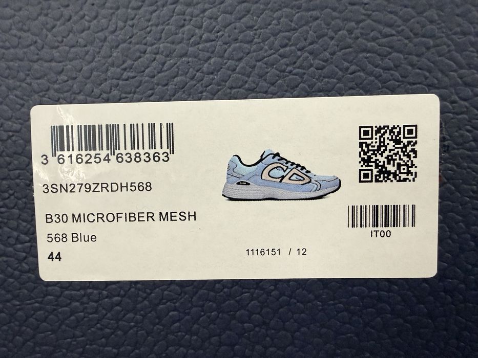 Dior B30 blue mesh