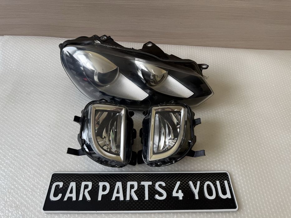 Фар десен VW Golf 6 LED GTI / GTD Голф 6 ксенон завиващ и халогени Без забележки