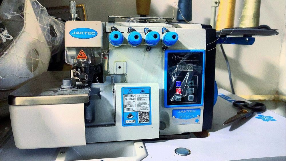 JACTEC  JC-F10-4D.  Overlok Yengi ishlatilmagan Pul zarur
