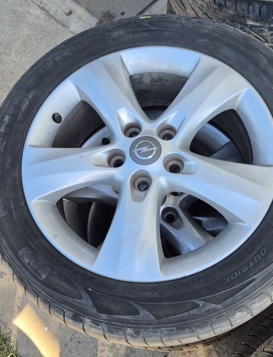Jante Opel 17 " + cauciucuri de vară  225/50/R17