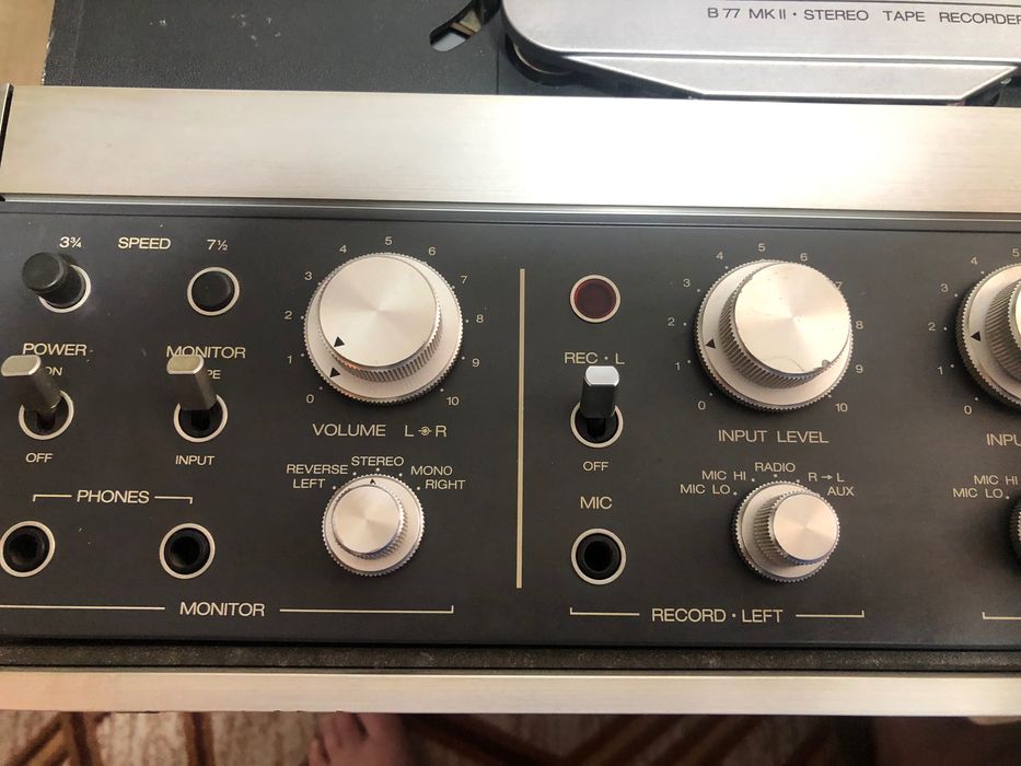 Vand magnetofon revox b77 patru piste