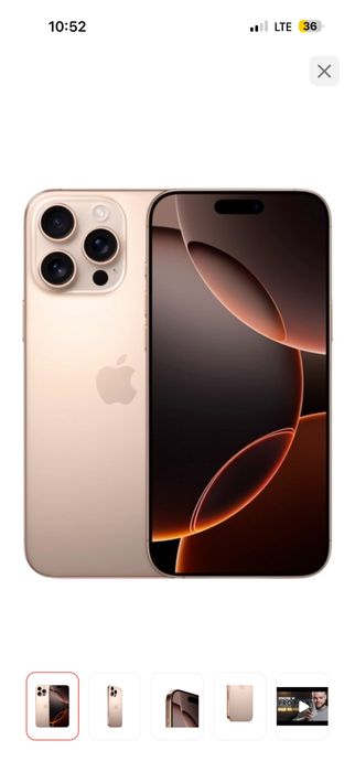 Iphone 16 pro max 256