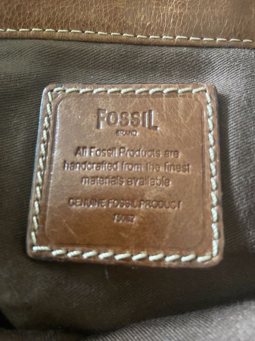 Оригинална кожена чанта Fossil