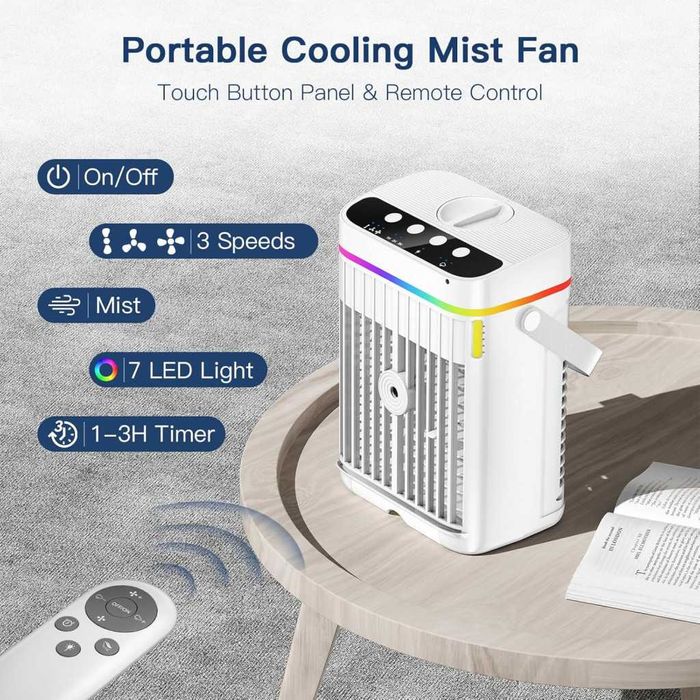 Интелигентен мини климатик 4 в 1 – мобилно охлаждане