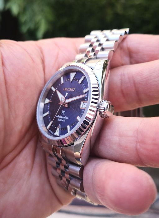 Ceas automatic Seiko Mod Ginza dial bratara Jubilee