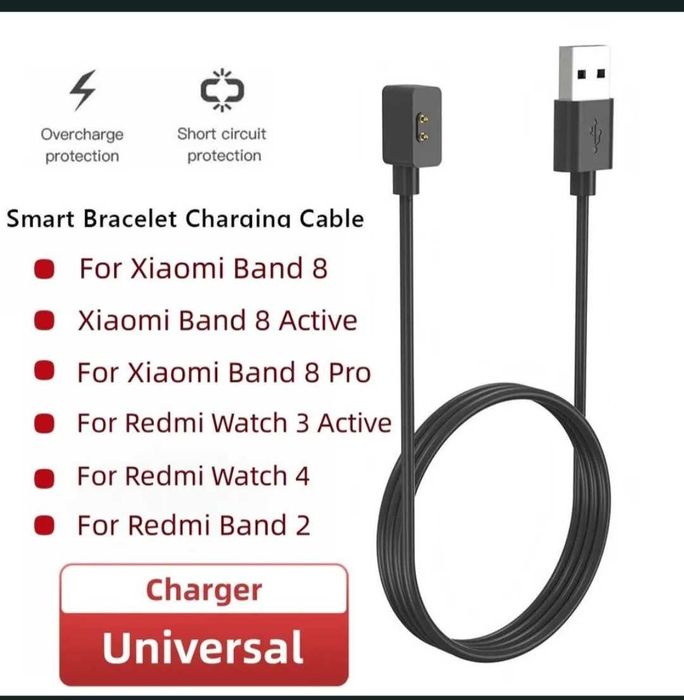 Оригинални зарядни за ВСИЧКИ смарт гривни и часовници по модел