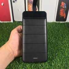 Повербанк Remax RPP-184, 40000 mAh, Powerbank с фонариком, черный